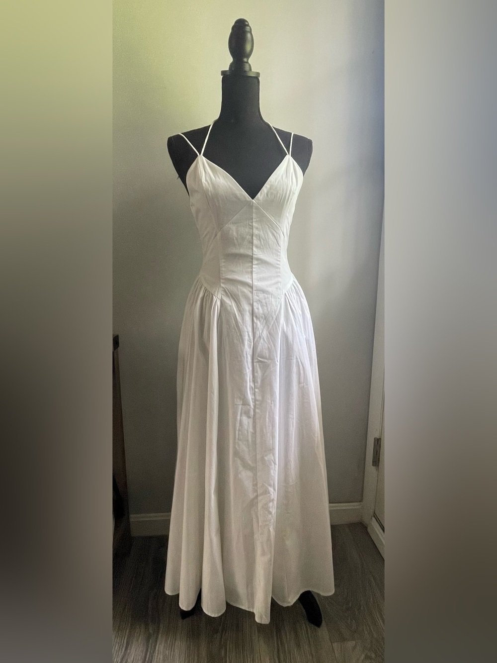 Brand new with tag Abercrombie & Fitch White Strappy Maxi Corset Dress